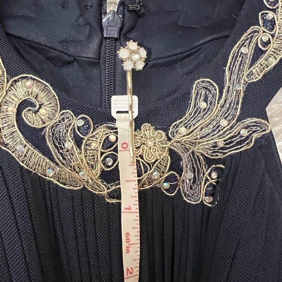 Betsy & Adam Navy Gown - Picture 8 of 12